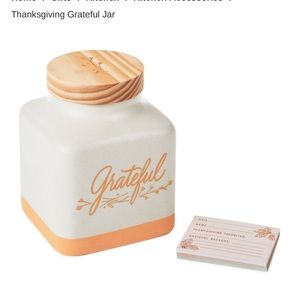 Hallmark Thanksgiving Grateful jar with new note cards.